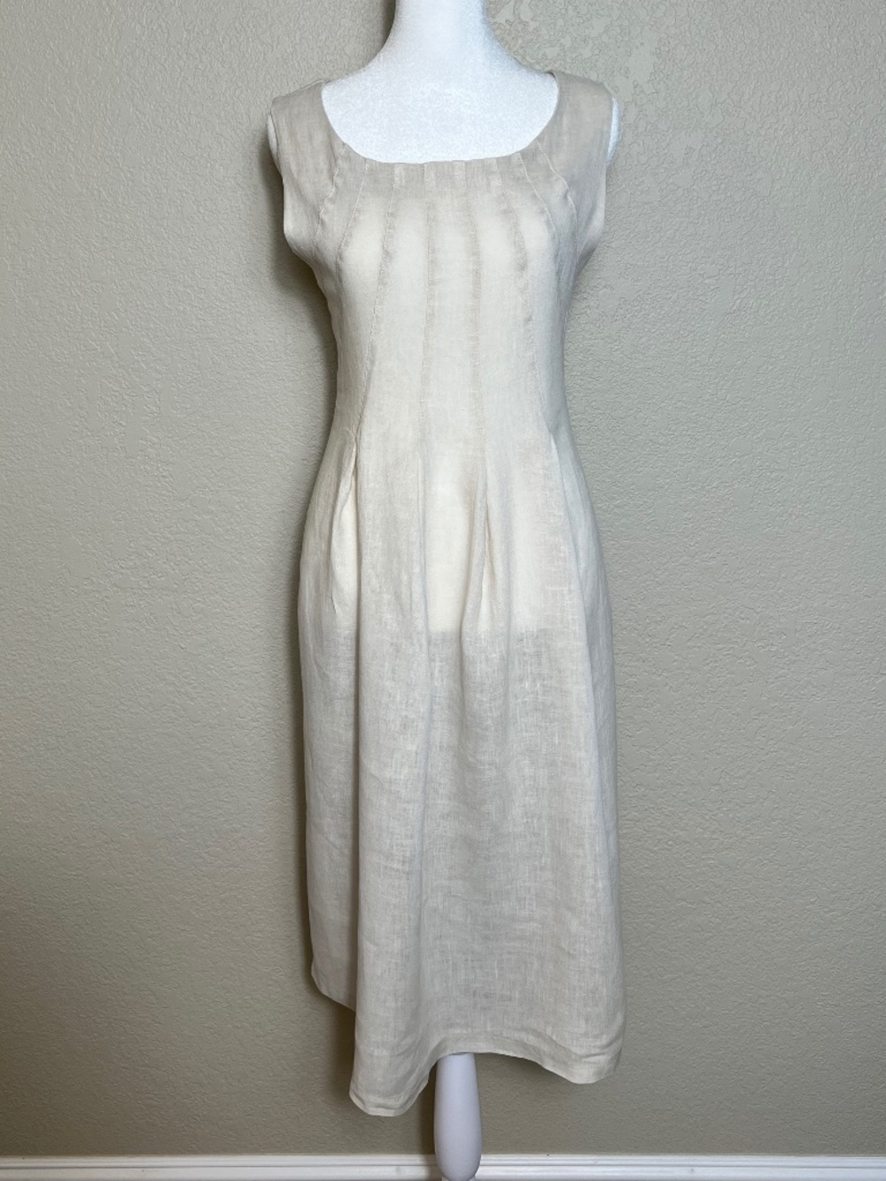 *FIRM PRICE* Marjan Marje Italian Linen Midi Dress